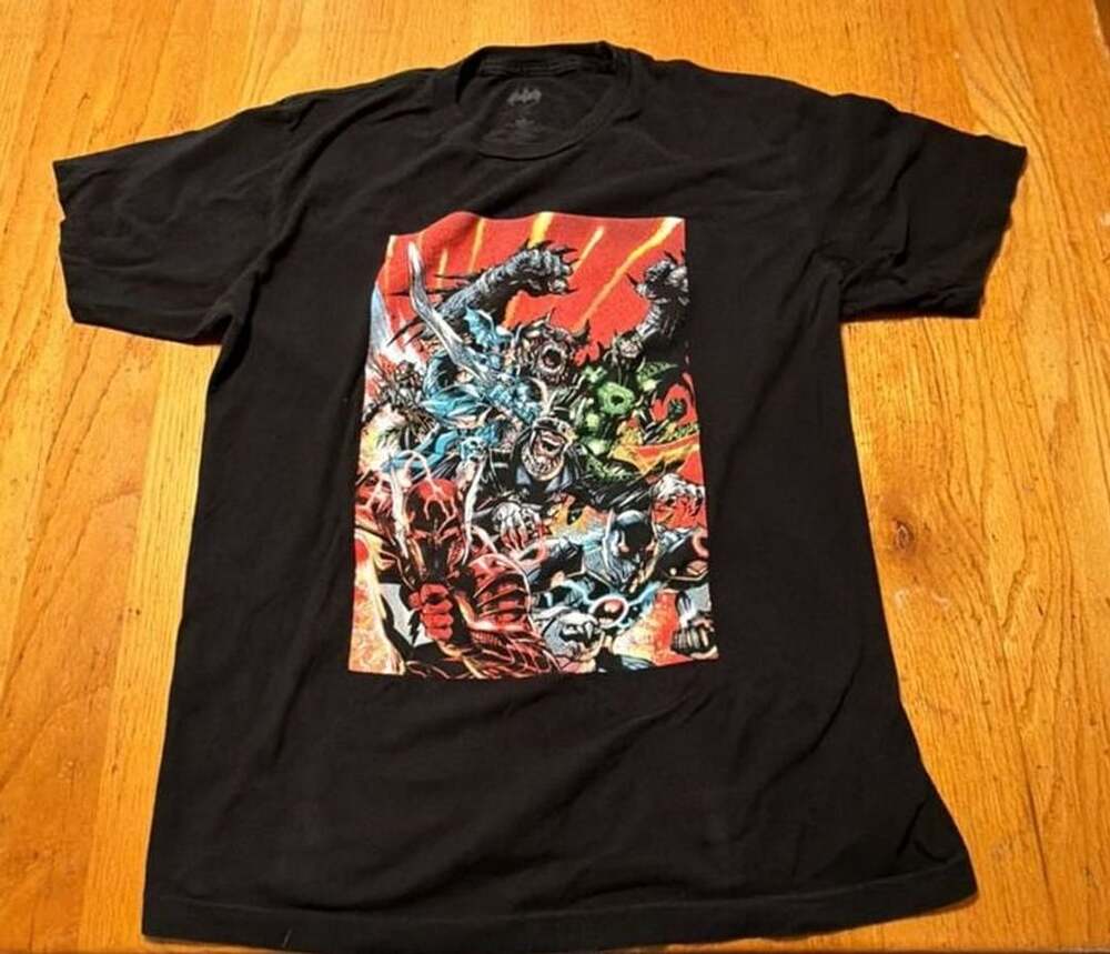 DC Comics Dark Nights Metal T-Shirt Size L Black